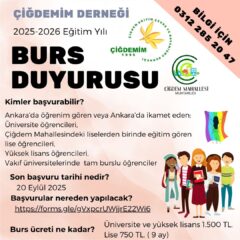 BURS BAŞVURULARI BAŞLADI