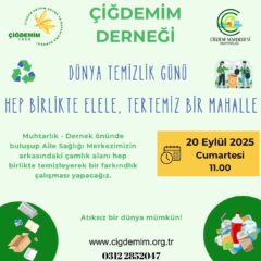 DÜNYA TEMİZLİK GÜNÜ