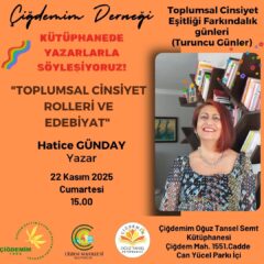 KÜTÜPHANEDE YAZARLARLA SÖYLEŞİYORUZ