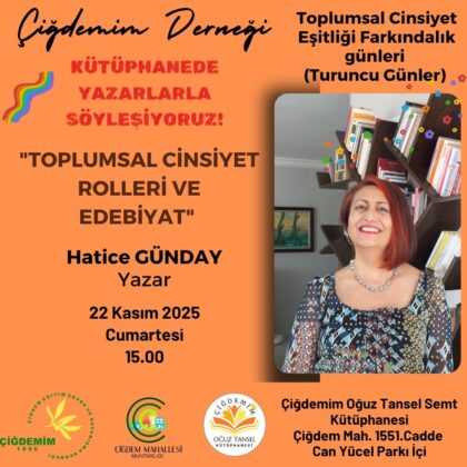 KÜTÜPHANEDE YAZARLARLA SÖYLEŞİYORUZ