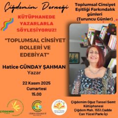 KÜTÜPHANEDE YAZARLARLA SÖYLEŞİYORUZ