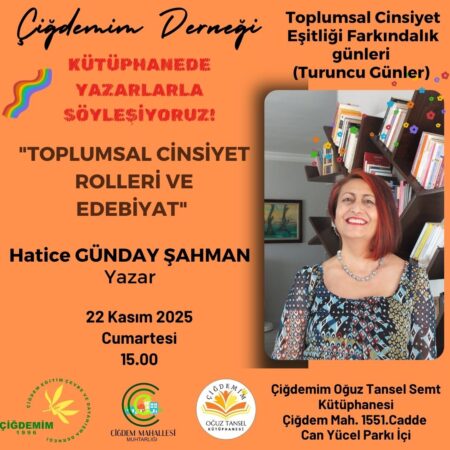 KÜTÜPHANEDE YAZARLARLA SÖYLEŞİYORUZ