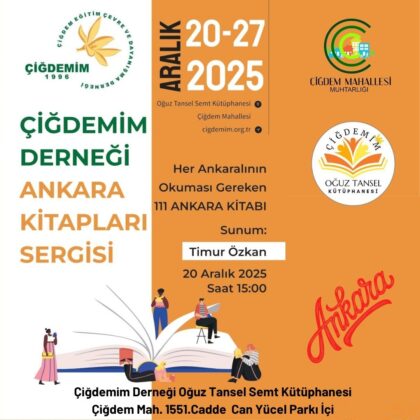 ANKARA KİTAPLARI SERGİSİ VE SÖYLEŞİ