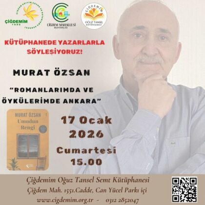 KÜTÜPHANEDE YAZARLARLA SÖYLEŞİYORUZ