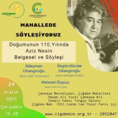 MAHALLEDE SÖYLEŞİYORUZ- AZİZ NESİN 110 YAŞINDA