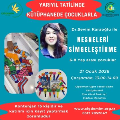 ÇOCUKLARLA NESNELERİ SİMGELEŞTİRME