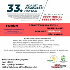 ADALET VE DEMOKRASİ HAFTASI – FORUM
