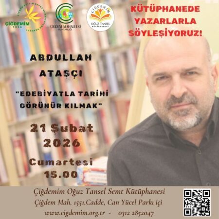KÜTÜPHANEDE YAZARLARLA BULUŞUYORUZ