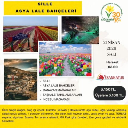 LALE BAHÇELERİ GEZİSİ