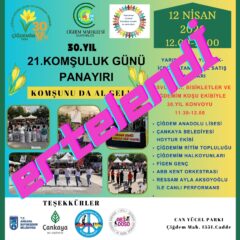 KOMŞULUK GÜNÜ ERTELENDİ