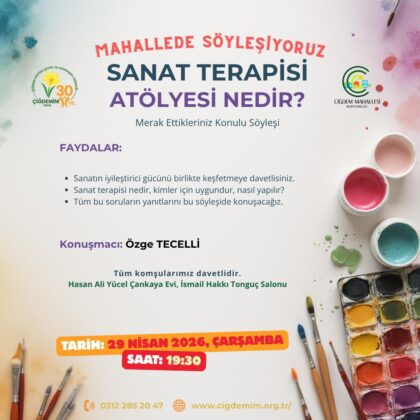 SANAT TERAPİSİ ATÖLYESİ NEDİR?